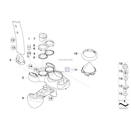Śruba soczewkowa BMW E90 E91 E92 E93 MINI R50 R52 R53 R58 R59 - 07149172104