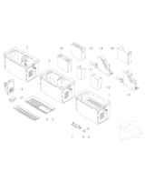 Schowek w podłokietniku środkowym - 51167011619