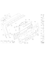 Obudowa pokrywy bag. pr. bocz. wewn. - 51497190864