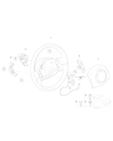 Przełącznik regulacji prędkości lewy - 61316800898