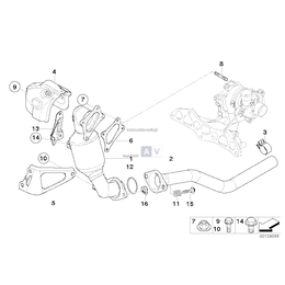 Izolacja termiczna turbosprężarki - 11657791074