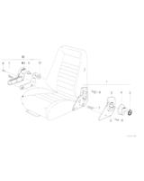 Mechanizm rozkł. fotela, zewn., lewy - 52101921504
