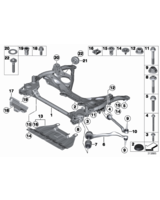 Belka przedniego zawieszenia - 31116860047