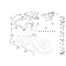 Oryginał BMW - 16137175245