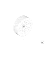 Reifen M+S Continental TS790, Koło zimowe kpl., alu. - 36110038637