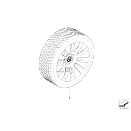 Reifen M+S Continental TS790, Koło zimowe kpl., alu. - 36110038637