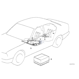 Element grzejny siedziska prawy - 64111391796
