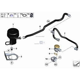 Oryginał BMW - 11727571866