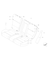 Poszycie oparcia, tył, prawe, skóra - 52207962174