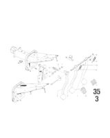 Dźwignia nożna sprzęgła - 35311102829