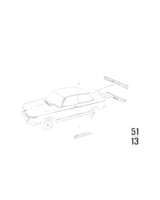 Listwa rynny dachowej prawa - 51131820714