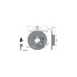TARCZA HAM. BMW P. E36 90-
