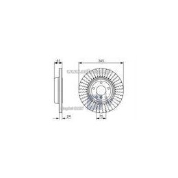 TARCZA HAM. BMW T. 5/6 3,0-4,8 02-10