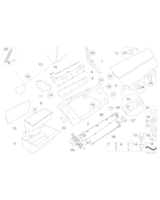 Mechanizm schowka na rękawiczki - 51169225134