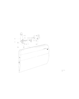 Wczesna wersja, Zaczep zamka lewy - 51216742124