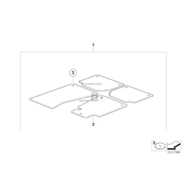 Element rzepowy mocowania bagnetu - 51477010990