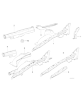 Element dźwigara podporowego, prawego - 41118128610