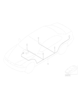 Wiązka przewodów głośn. Harman Kardon - 61116934675