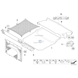 Siatka bagażnika - 51477157301