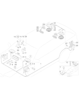 Uchwyt wzmacniacza systemu Hifi - 65128355886