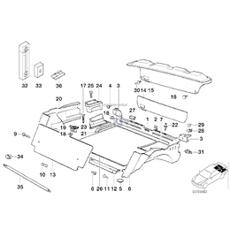 Dla samochodów z Telefon samochodowy, Osłona lewa - 51478144099