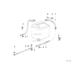 Kabel minus akumulatora - 12421719728