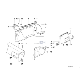 Osłona pasa bezpieczeństwa prawa - 51478149028