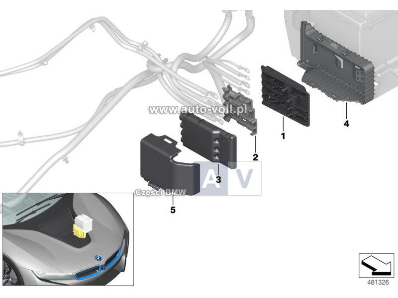 Module De Commande De Phare Pour BMW Série 2 F45 F46, I3 I01 (2014-2017) - Compatible Réf. 63117429121, 63117492089, 63117429896