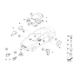 Sterownik poduszki powietrznej - 65779172018