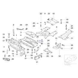 Dla samochodów z Adaptive Cruise Control, Uszczelka - 51717004421