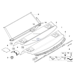 Osłona otworu wyl. pasa - 51467125997