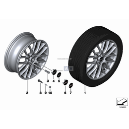 Oryginał BMW - 36112181511
