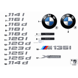 Oryginał BMW - 51147330037
