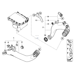 Pierścień uszczelniający BMW E38 E39 E46 E60 E83 E87 E90 318d 320d 330d 335i 118d 120d 135i 520d 535i 502d 740d - 13712247398