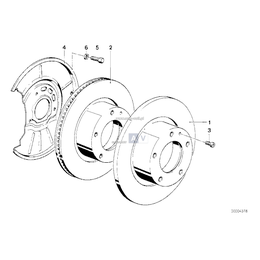 Tarcza hamulcowa przód BMW E36 E46 316 318 320 323 325 328 Z4 Z3 - 34116864060