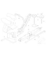 Śruba mocująca koło zapasowe - 71156750687