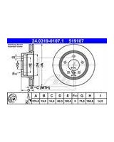 TARCZA HAM. BMW T. 3 1,6-2,8 95-05 POWER DISC