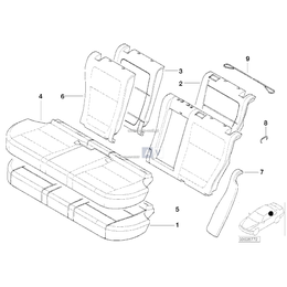 Poszycie oparcia, prawe - 52208099658