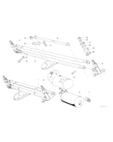 Mechanizm napędu wycieraczek - 61611365296