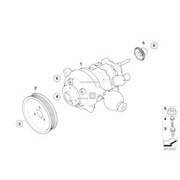 Pompa wspomagania układu kierowniczego - 32416760071