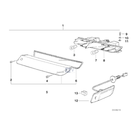 Szkło lampy prawe - 63139069128