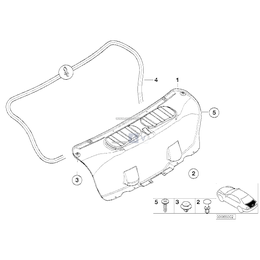 Uszczelka pokrywy bagażnika - 51718227309