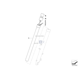 Pokrywka gumowa amortyzatora BMW K26 K27 R21 R22 R28 - 31422330541