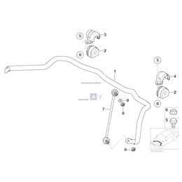 Kabłąk mocujący stabilizator - 31351096753