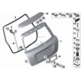 Pokrywa bagażnika - 41002752015