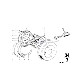 Szczęka hamulcowa, bezazbestowa - 34211159588