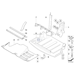 Uszczelka modułu chłodzącego - 51718041487