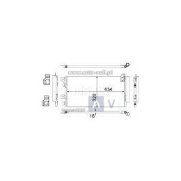 SKRAPLACZ KLIMATYZACJI MINI COOPER 01-07