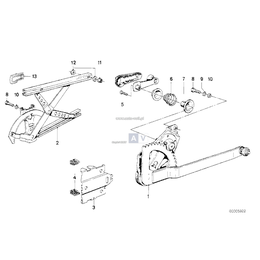 Siłownik szyby tylny prawy - 51341867924