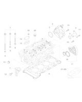 Uszczelka rury wydechowej BMW E46 316i 318i N42 N45 N46 - 18307522480